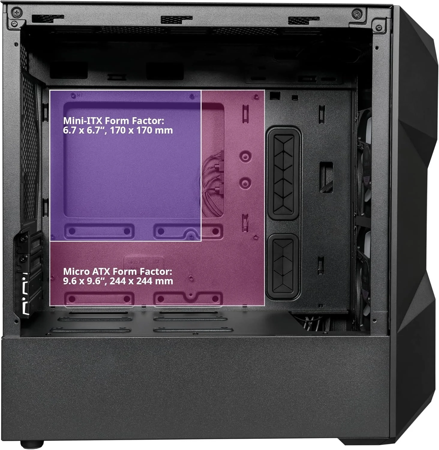 Корпус для ПК Cooler Master TD300 Mesh ARGB Чорний, фото №4