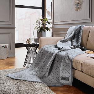 Покривало Looks by Wolfgang Joop Бавовняна суміш Сірий Розмір 150 x 200 см synthetic.ua - Фото 1