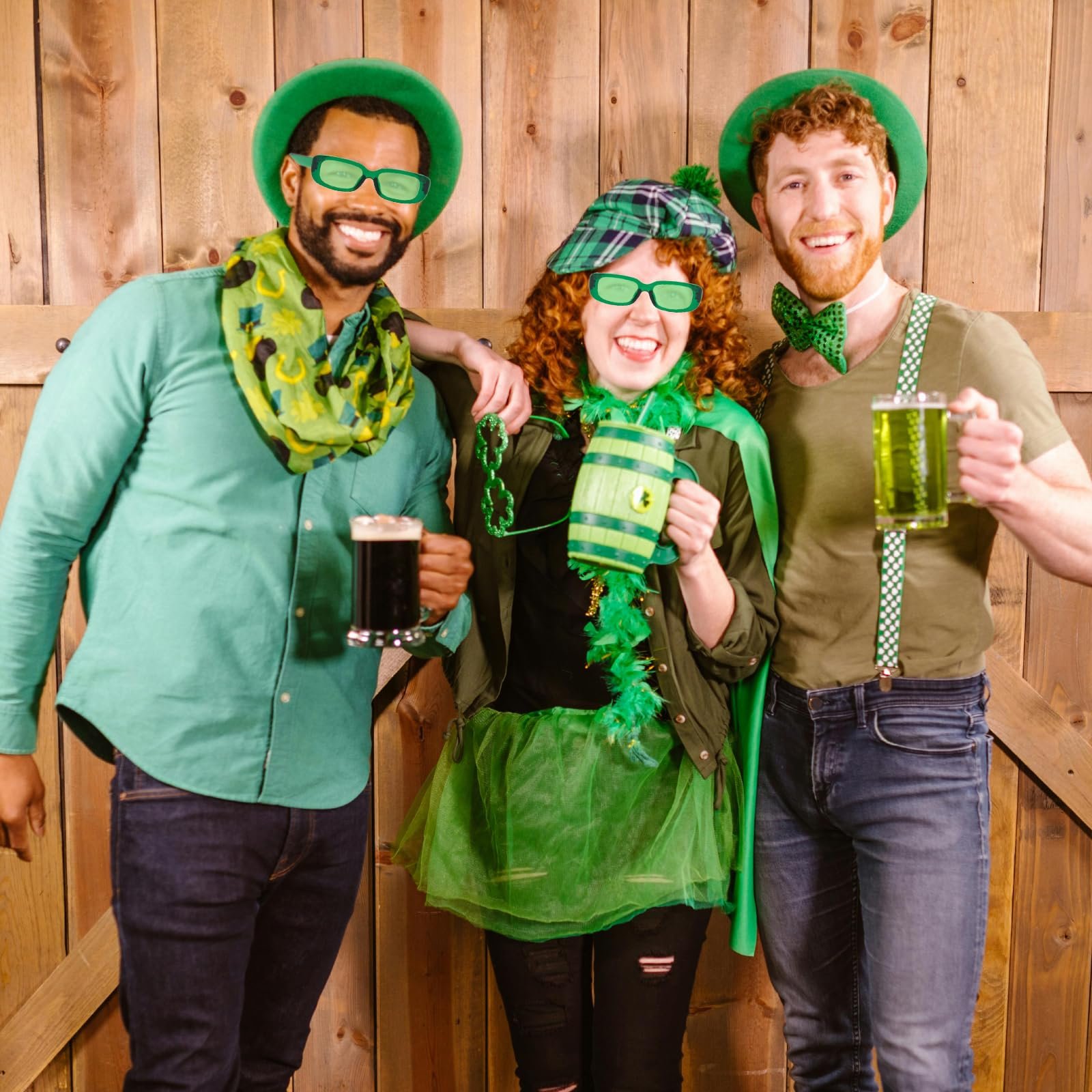 Вінтажні прямокутні сонцезахисні окуляри Long Keeper 10 пар Чорний, фото №4