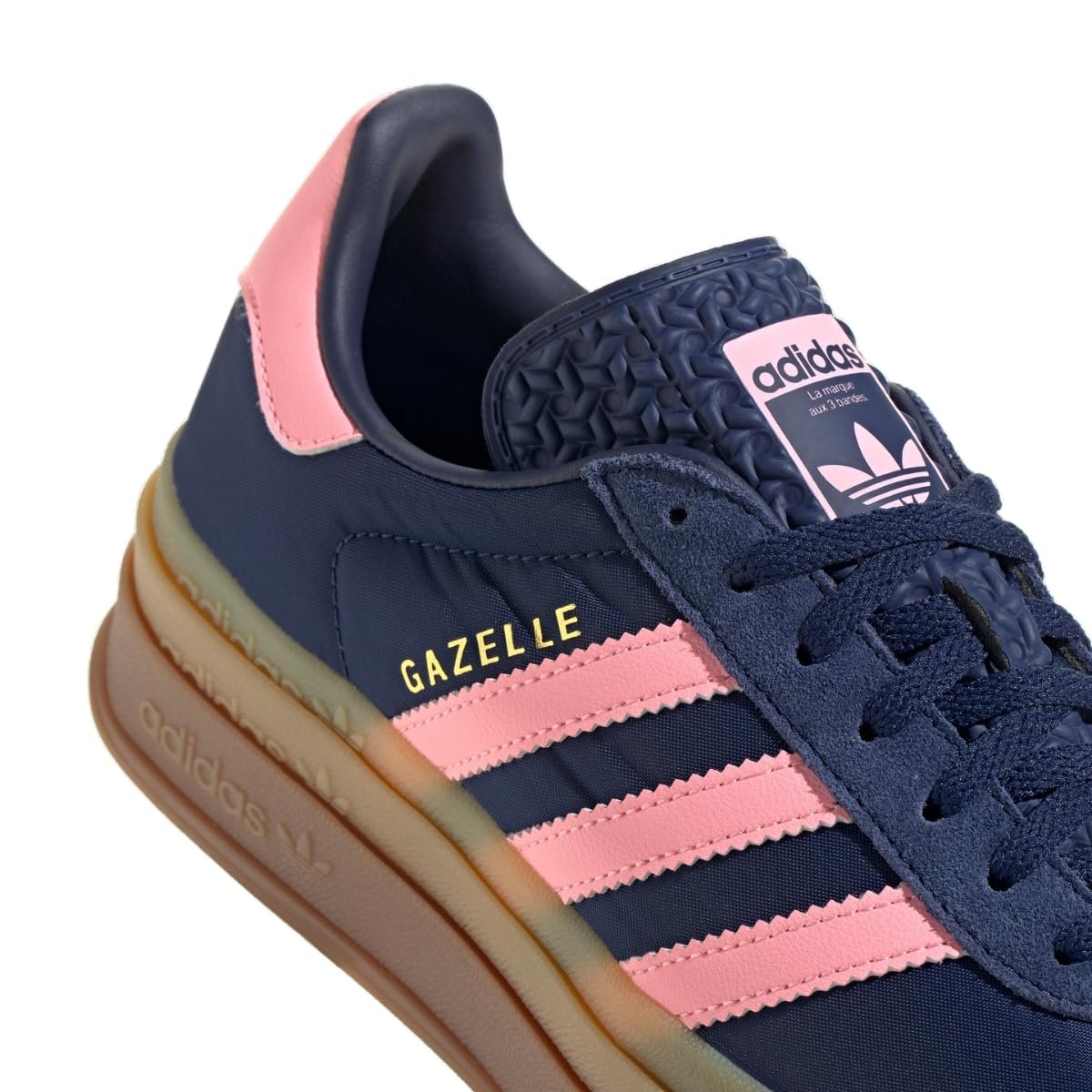 Кроссовки Adidas Gazelle Bold Женские Розовый Зеленый, фото №7