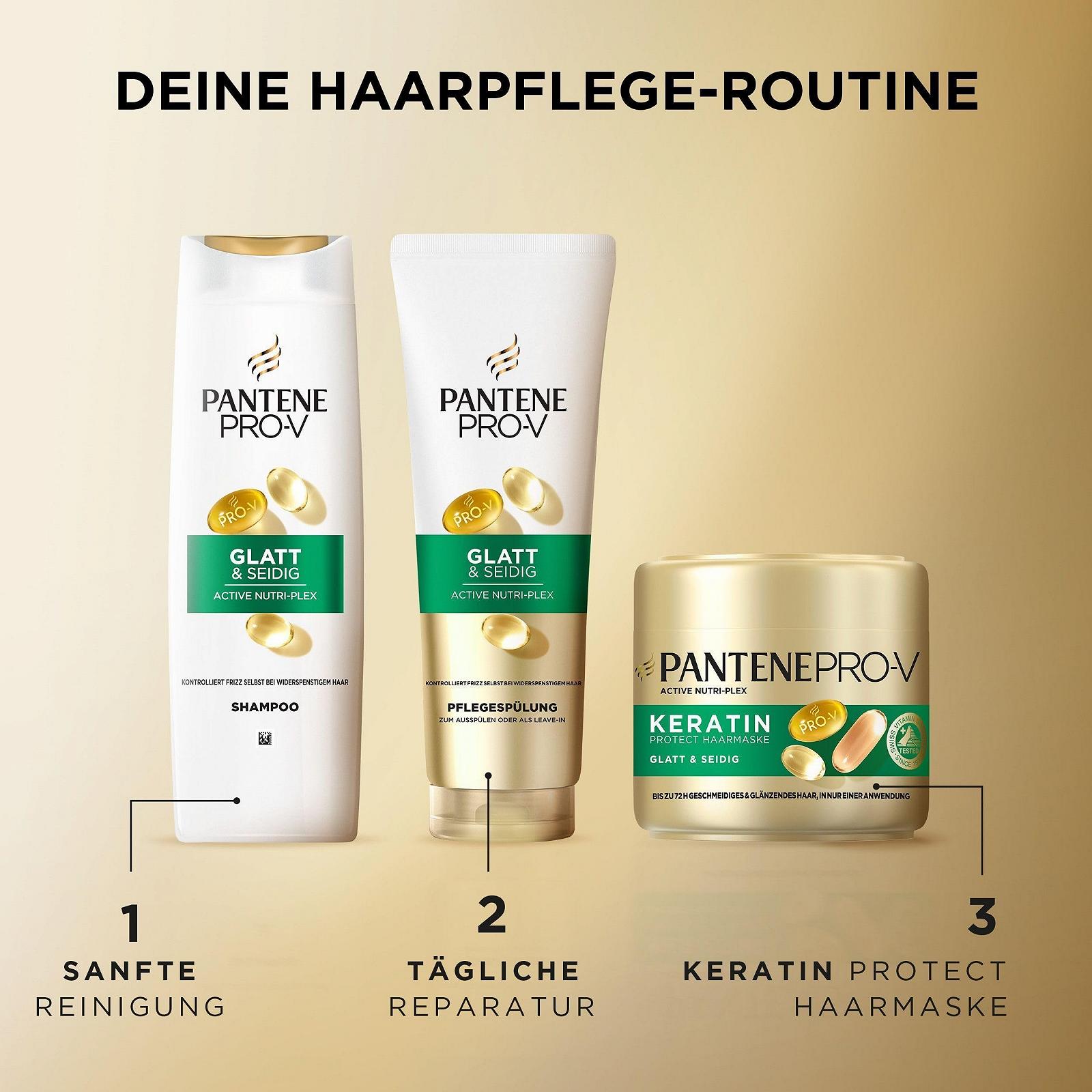Шампунь Pantene Pro-V Smooth & Silky для кучерявого, тьмяного волосся, 1000 мл, фото №6 Шампунь Pantene Pro-V Smooth & Silky для кучерявого, тьмяного волосся, 1000 мл, фото №6