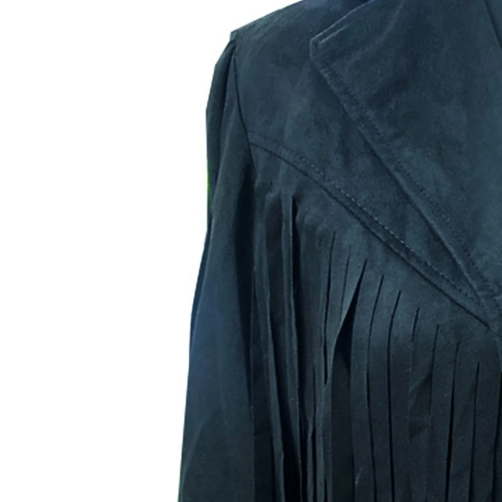 Коротка куртка з бахромою для жінок, фото №9 Коротка куртка з бахромою для жінок, фото №9