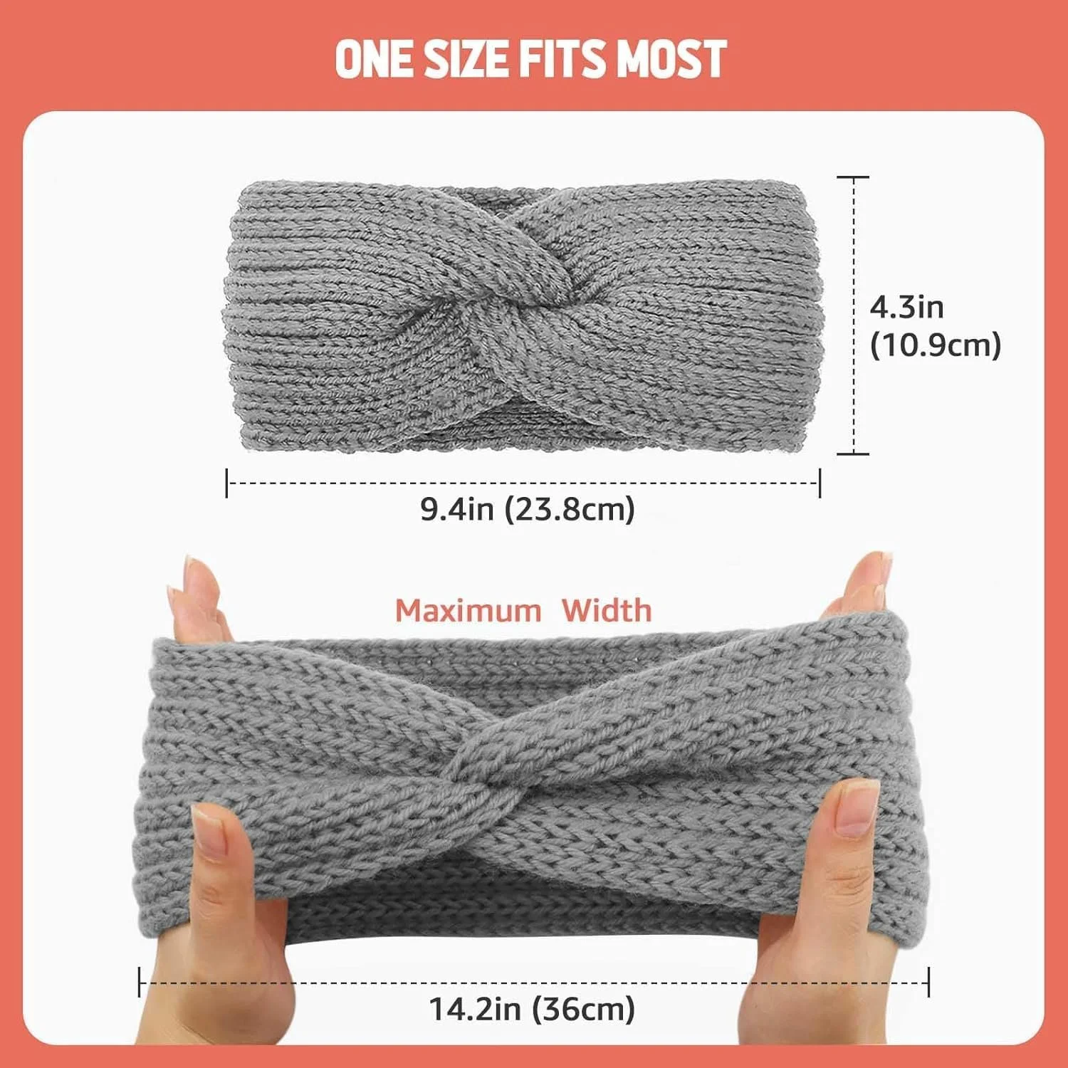 Пов'язка на голову Kavya Жіноча зимова, фото №4