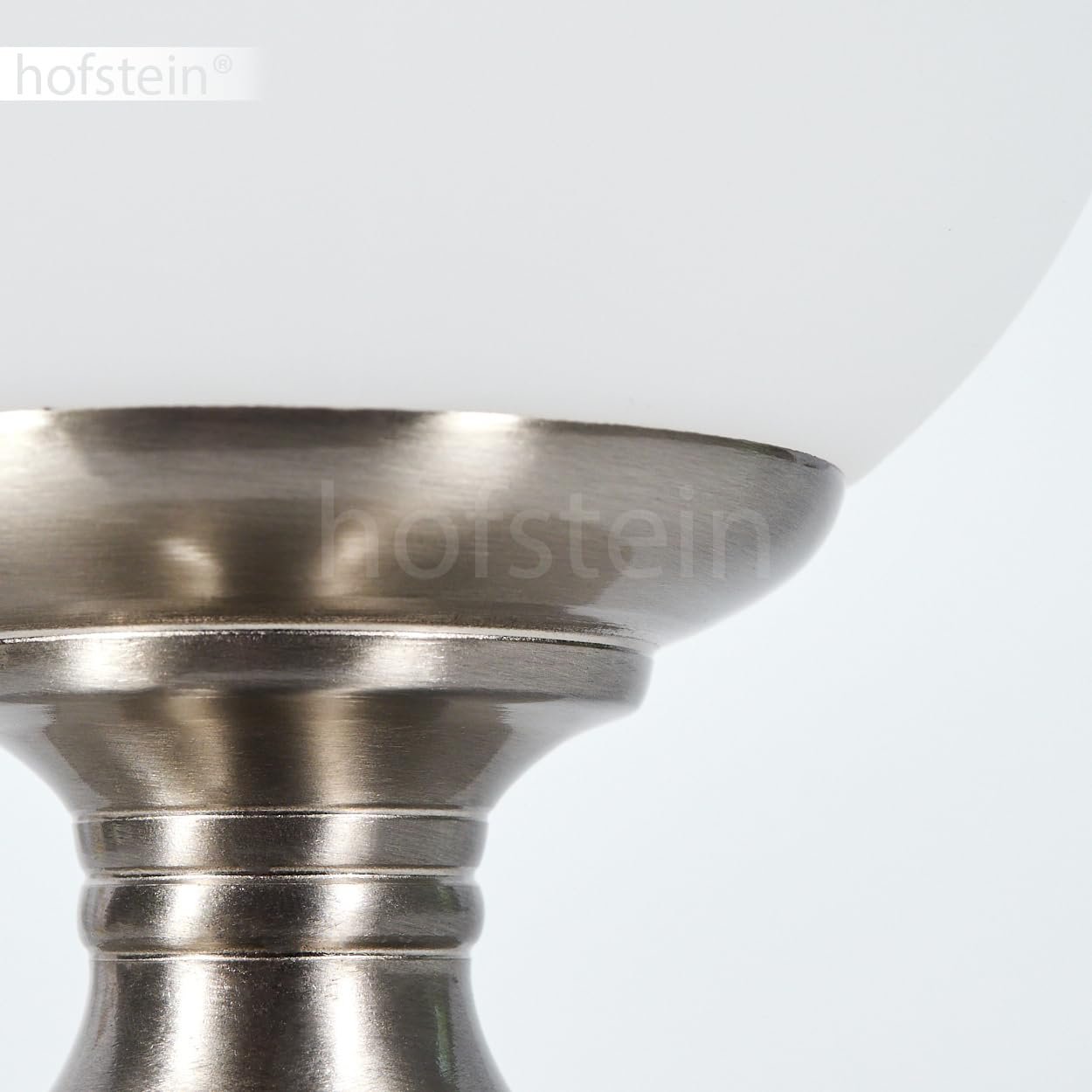 Світлодіодна настільна лампа Lakolk метал/скло акумуляторна 2,5 Вт 243 лм USB-C матовий нікель/матове скло, фото №7