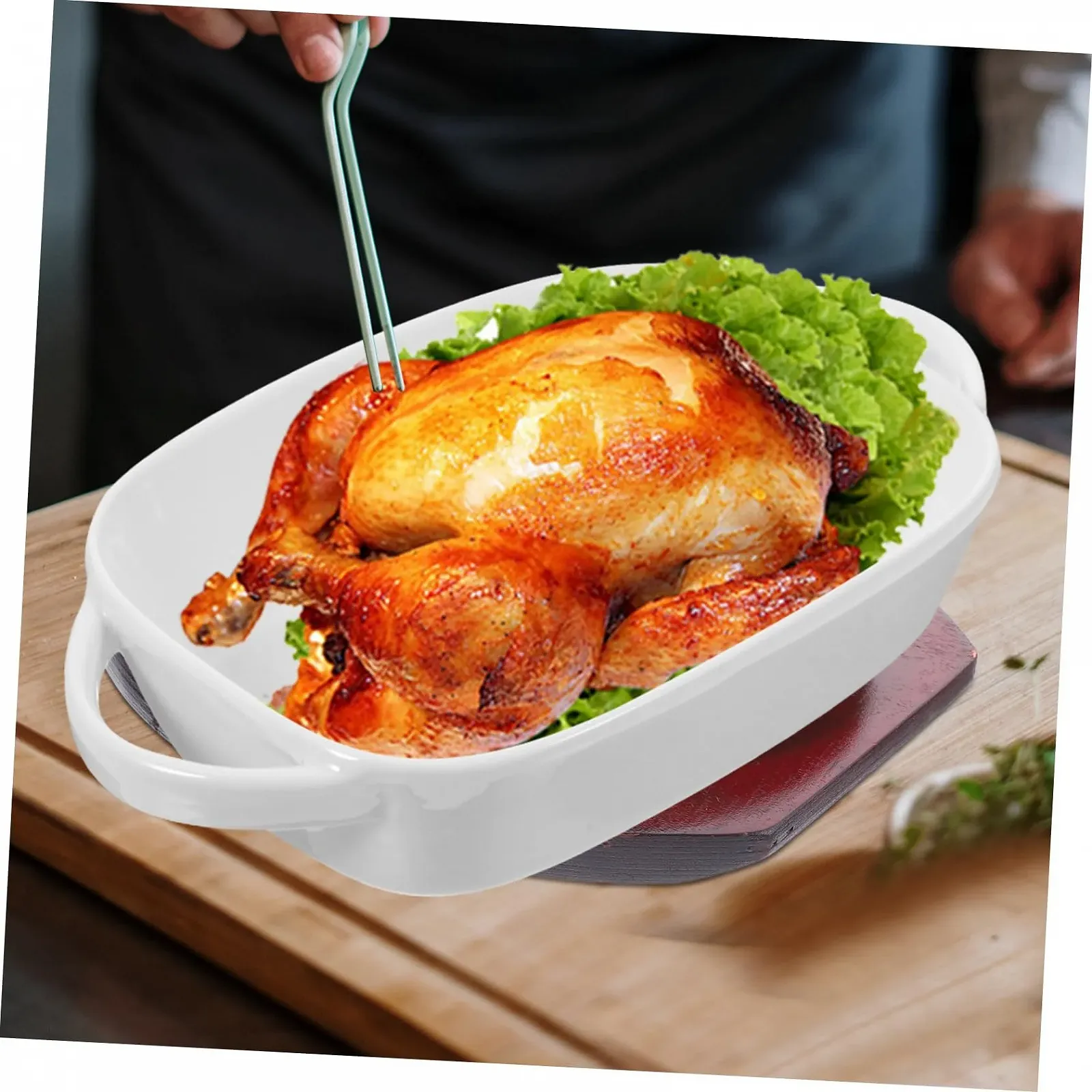 Форма для запекания SOIMISS керамическая с двойными ручками Универсальная, фото №6