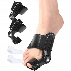 Выпрямитель для пальцев ног при вальгусной деформации, Корректор вальгусной деформации, Шина для облегчения боли, Корректор вальгусной деформации, Выпрямитель большого пальца ноги для женщин/мужчин (2 шт. в упаковке) - Фото 1