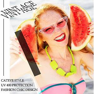 Сонцезахисні окуляри KOQAIIZ Жіночі Набір 5 шт Вінтажні Різнокольорові synthetic.ua - Фото 1