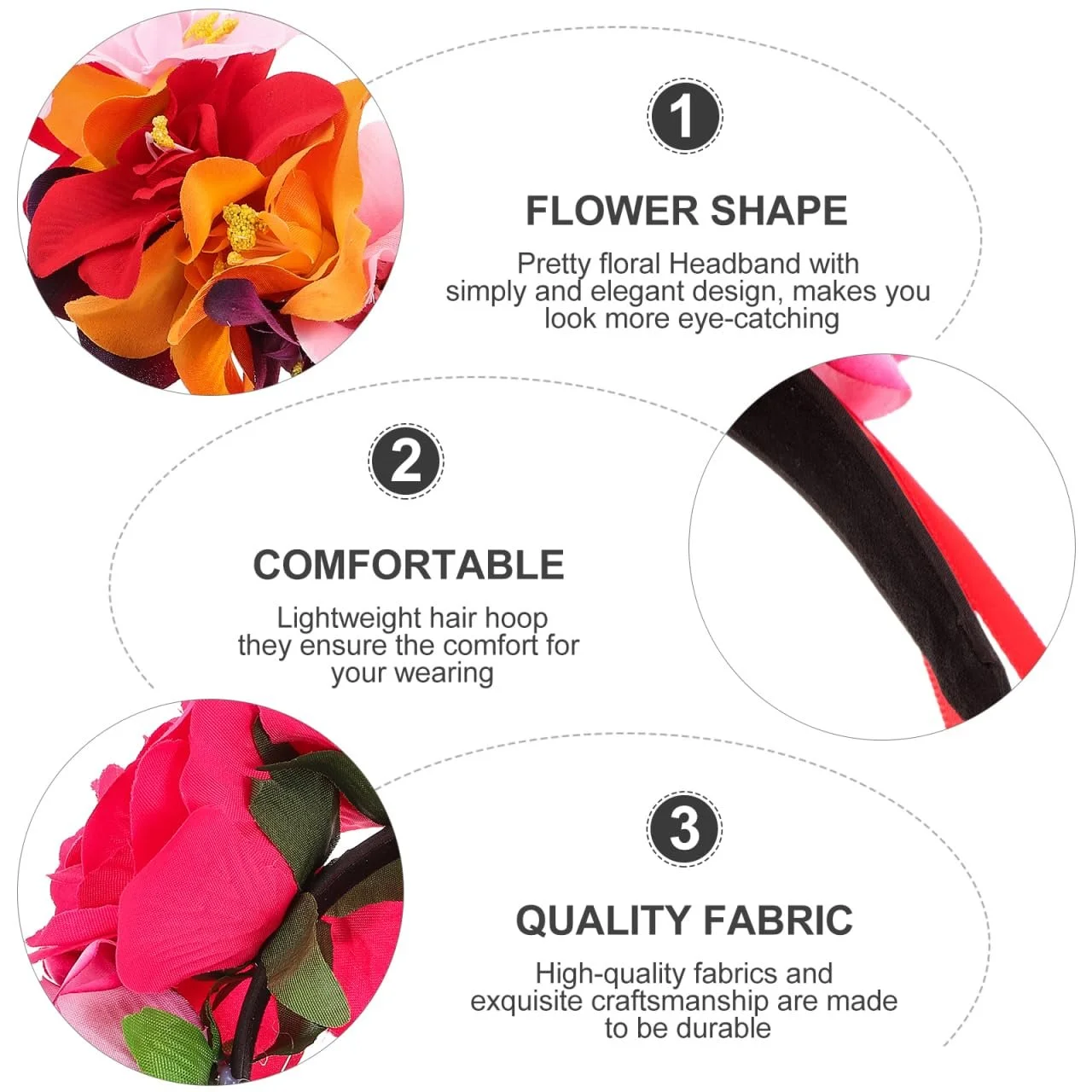 Обруч Didiseaon Квіти Dirndl: Аксесуари для волосся, фото №5 Обруч Didiseaon Квіти Dirndl: Аксесуари для волосся, фото №5