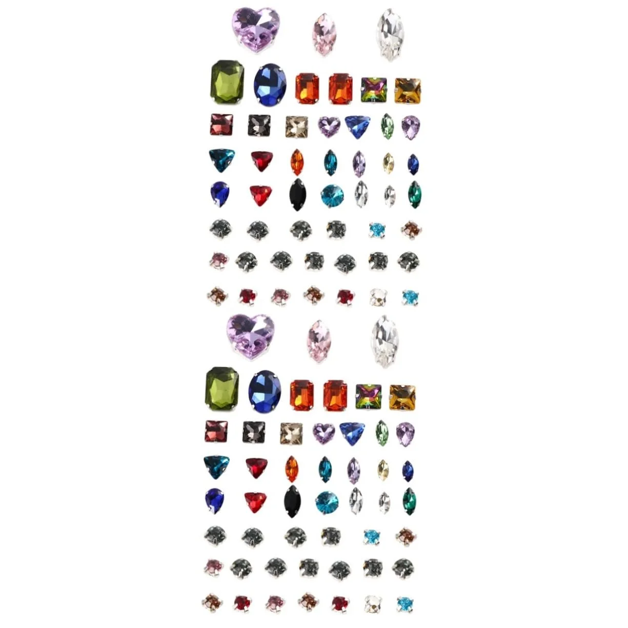 Краплі кристалів зі стразами Tofficu для костюмів, 100 шт., фото №1