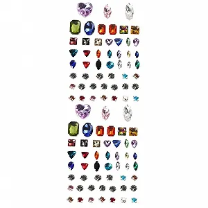 Краплі кристалів зі стразами Tofficu для костюмів, 100 шт. - Фото 1