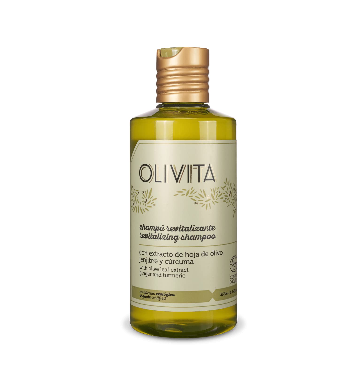 Шампунь Olivita Revitalising з екстрактом оливи, кокоса, алое вера, імбиру і куркуми органічного вирощування, фото №1 Шампунь Olivita Revitalising з екстрактом оливи, кокоса, алое вера, імбиру і куркуми органічного вирощування, фото №1