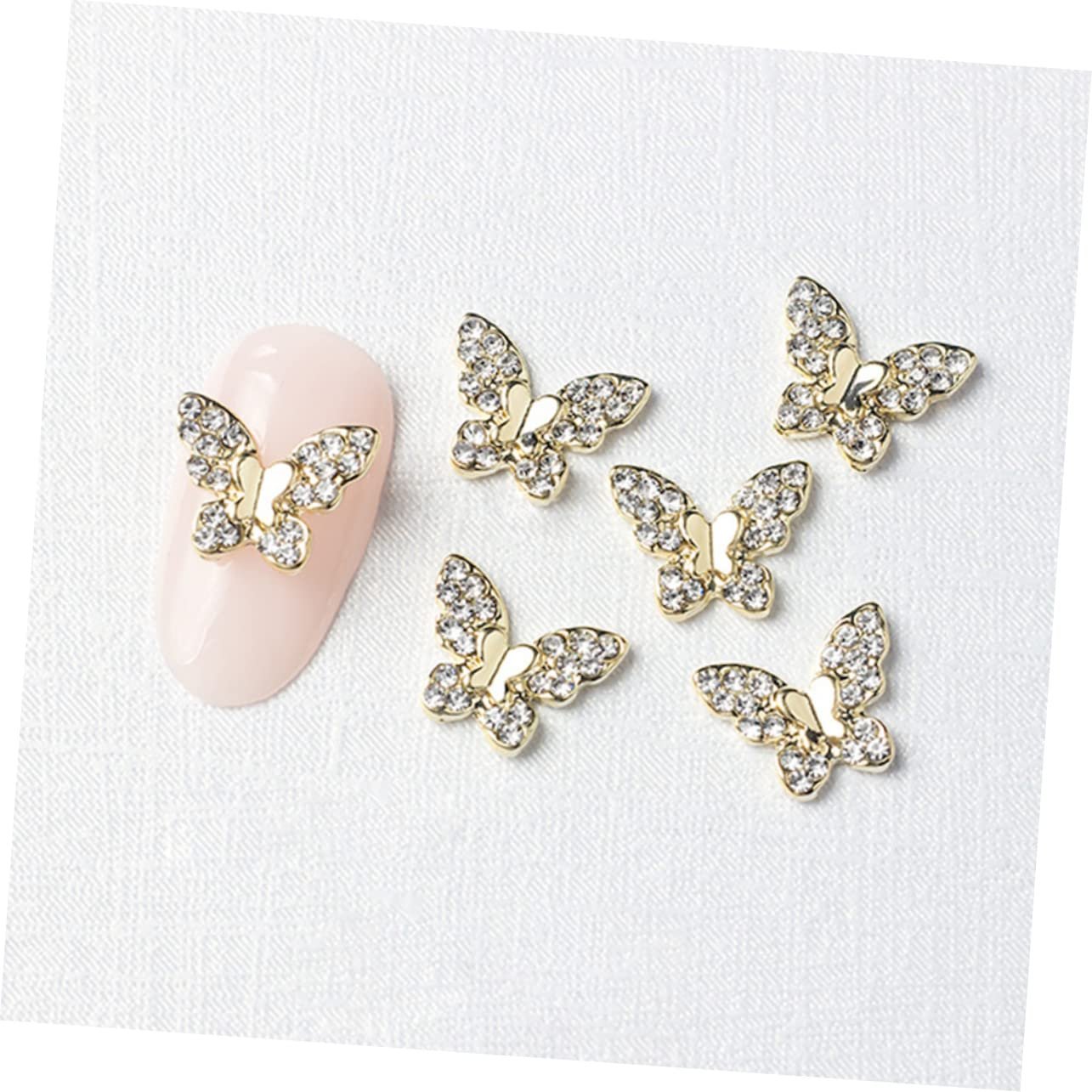 Прикраси для нігтівHealeved, 22 шт, Метелики, Стрази для манікюру, фото №3