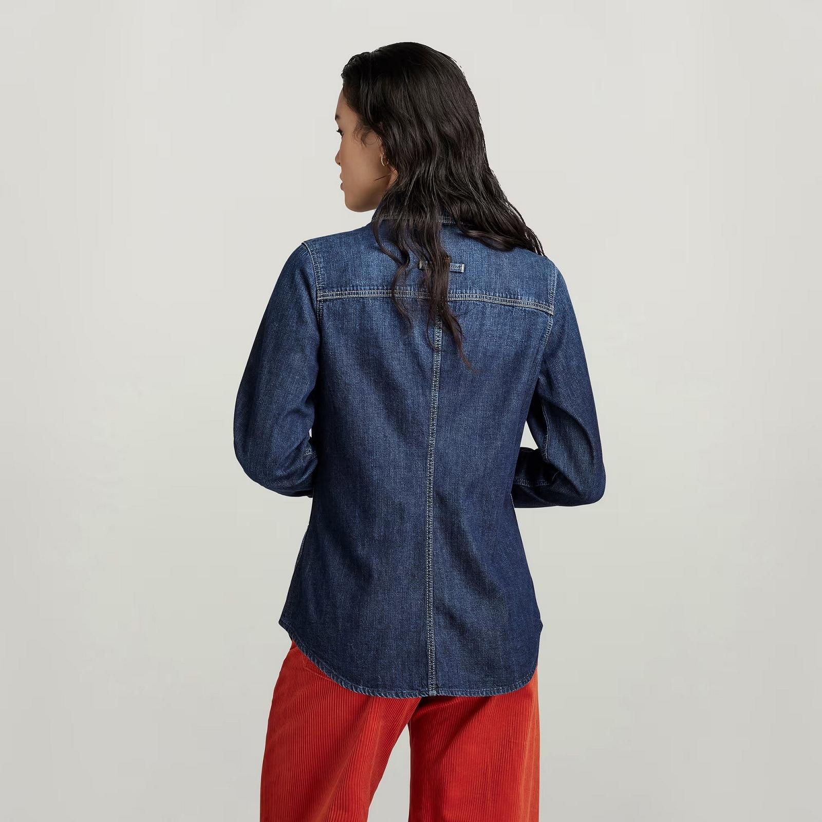Жіноча сорочка G-Star RAW Slim Denim Shirt - XS, фото №3