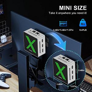 Мини ПК AIOEXPC X MINI N95 / Intel Alder Lake N95 / RAM 12GB / SSD 256GB / 2 x HDMI / 2 x LAN / Wi-Fi 5 / Bluetooth 4.2 / Windows 11 / Серебристый-Чёрный synthetic.ua - Фото 1