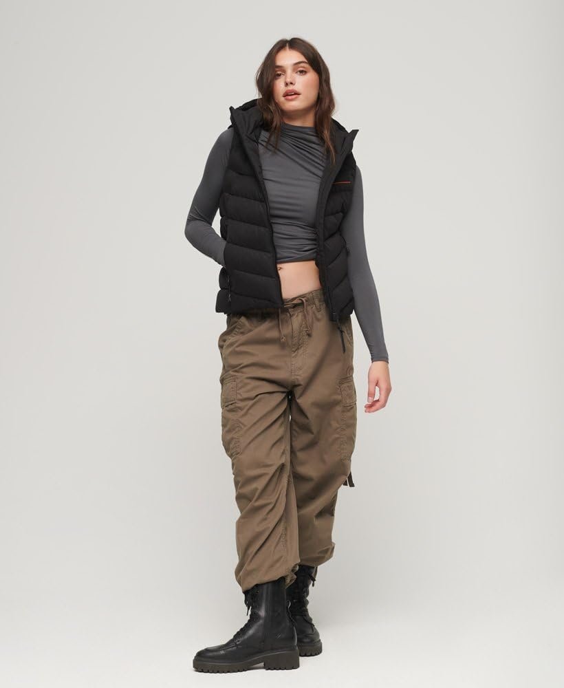 Женская куртка с капюшоном Superdry Lined Microfibre, фото №5