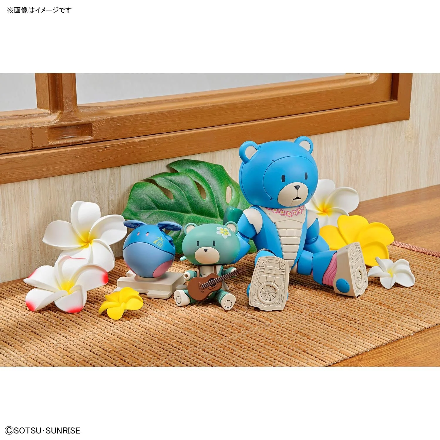 Набор для моделирования Bandai Hobby Gundam Gunpla HG 1/144 09 Bearguy Ohana & Aloharo Set 13 см, фото №23
