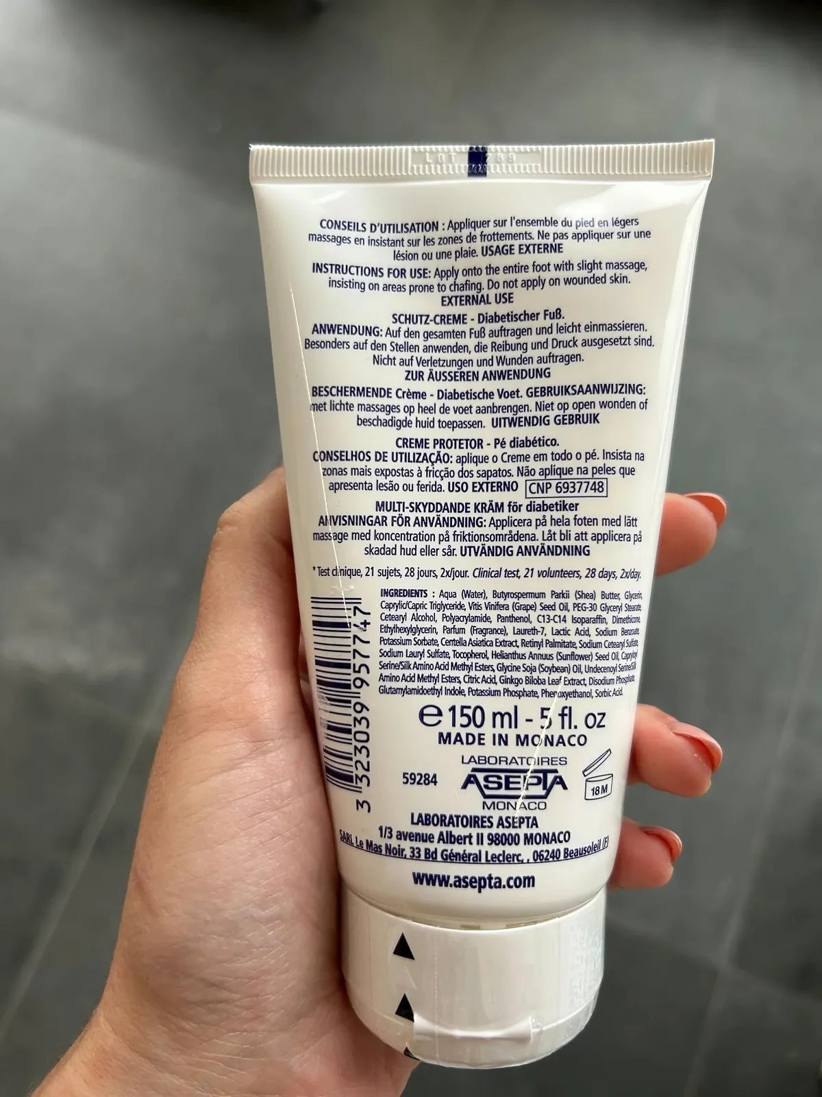 Крем для ног Akildia Diabetic Multi-Protective 108 мл, фото №2