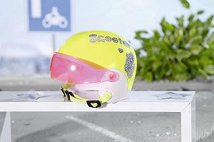 Шлем Zapf Creation BABY born City Scooter с регулируемым визором для кукол 43 см synthetic.ua - Фото 1