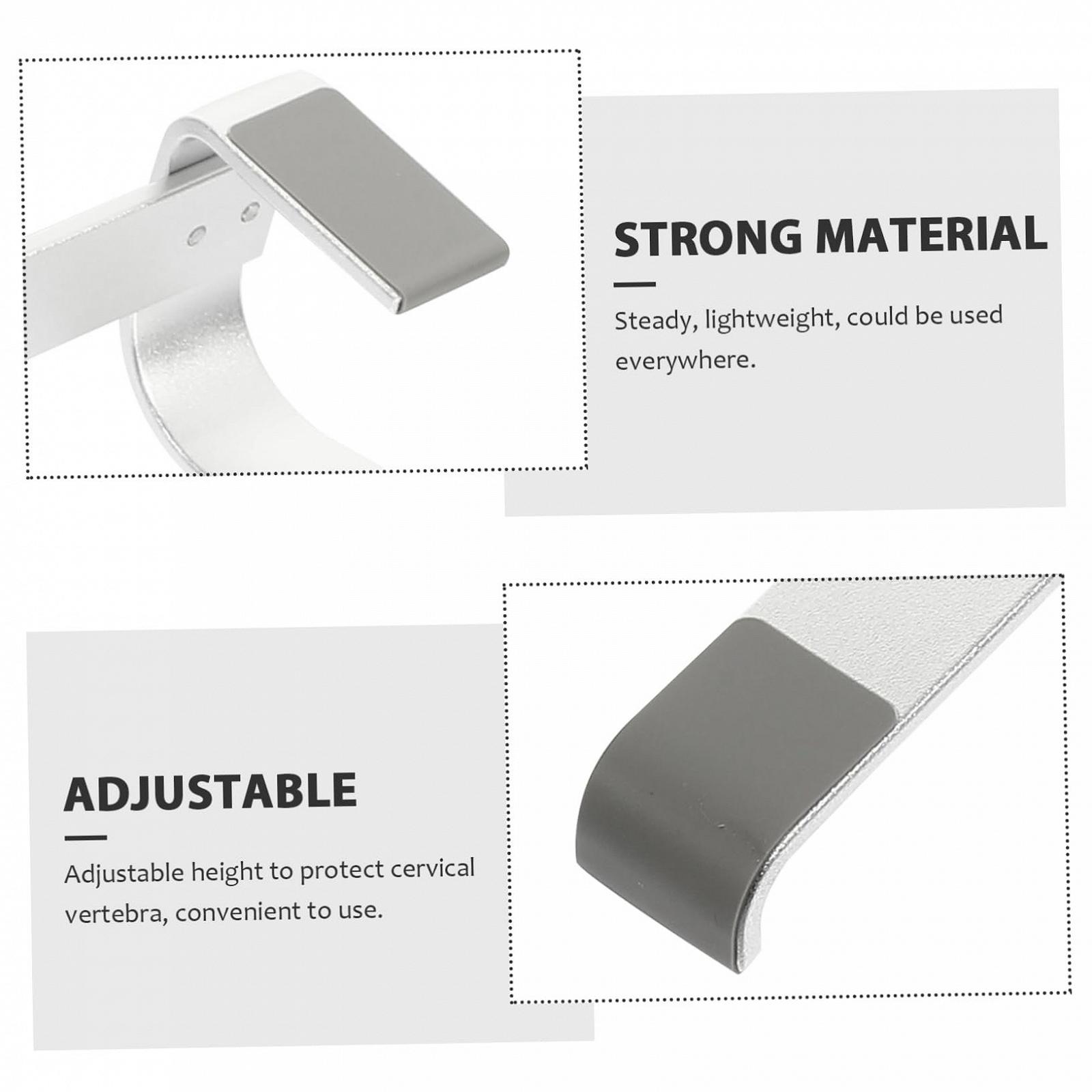 Підставка для ноутбука Vaguelly Aluminium Ергономічна Подвійна Арка Теплостійка Легка, фото №6