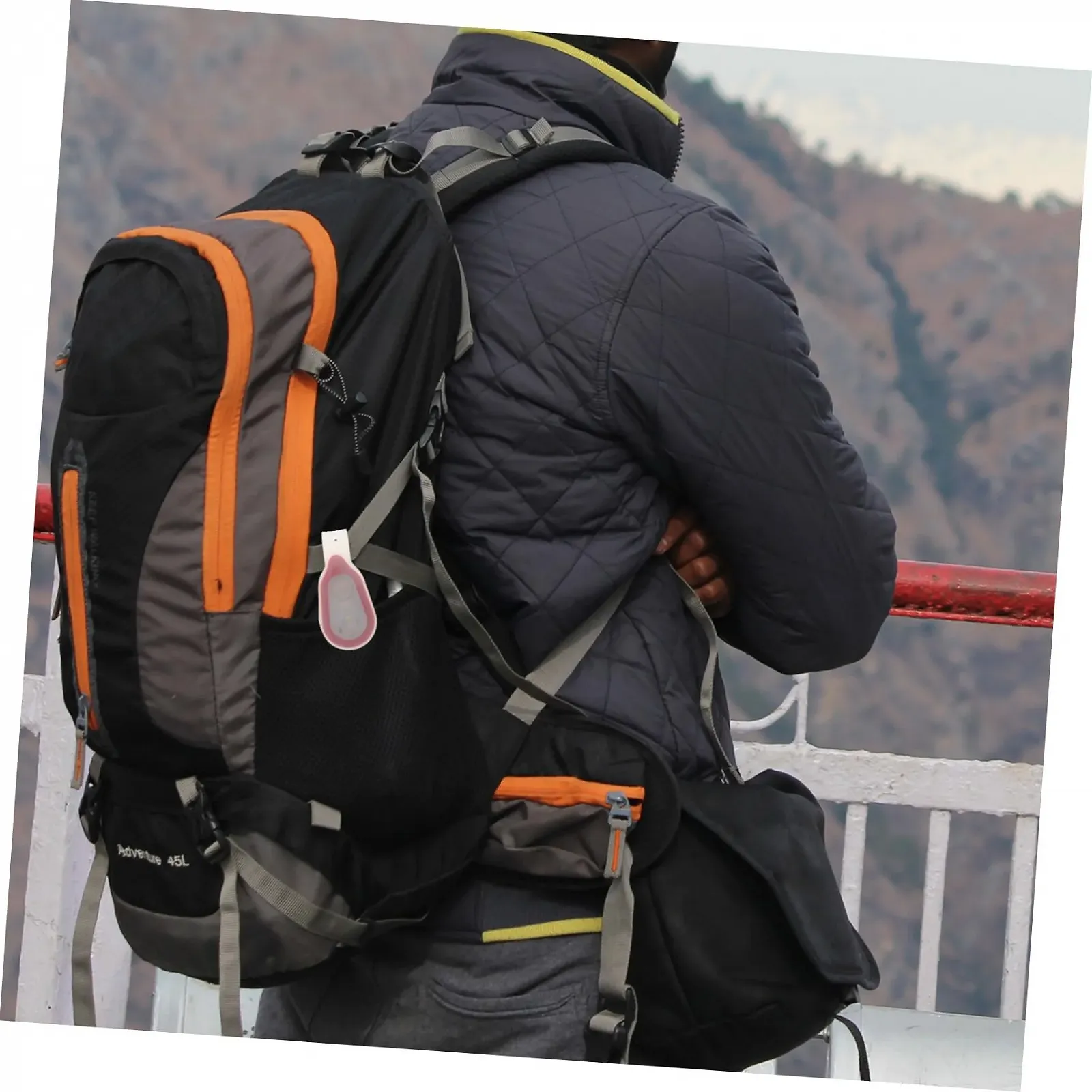 Фонарик Kisangel с клипсой, 2 шт, ночной, для бега, светоотражающий, LED, фото №8