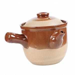 Керамічний горщик Gatuida традиційний середній для варильних поверхонь з нековзними ручками для супу та рису - Фото 1