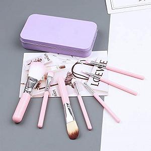 Набір кистей для макіяжу KUANDARMX Beauty-Tools, синтетичні кисті для основи, тіней, змішування, пудри для обличчя, рум'ян, консилерів з портативною косметичкою synthetic.ua - Фото 1