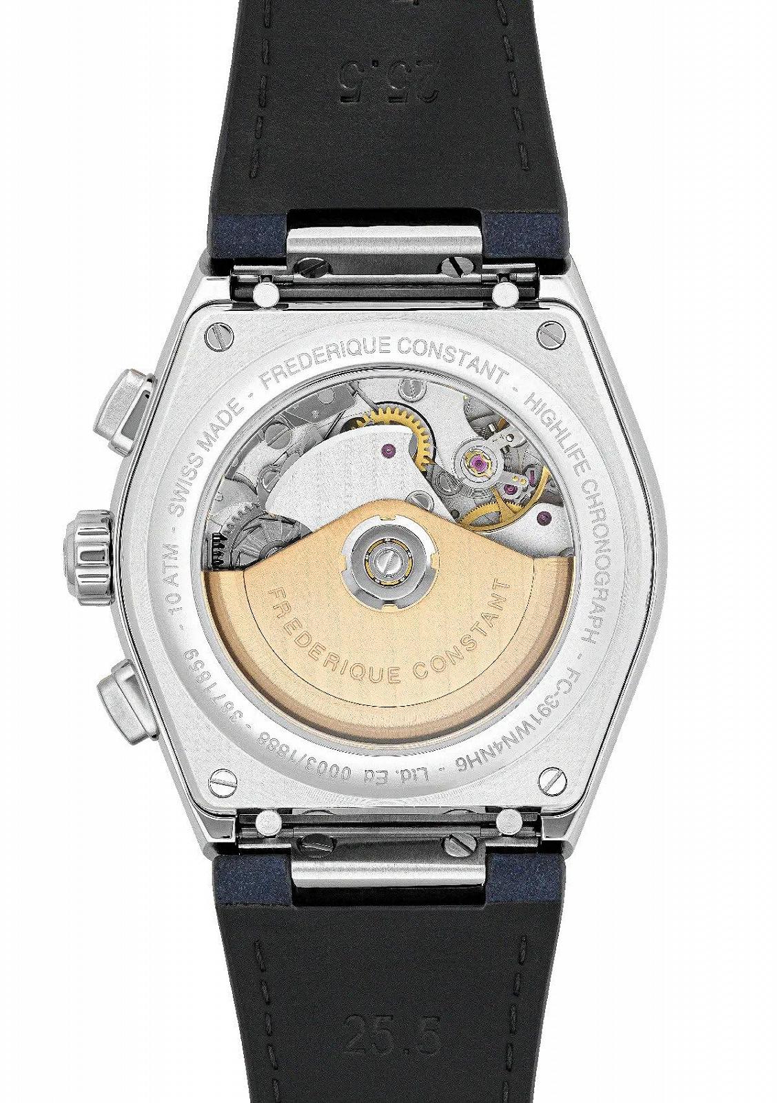 Часы Frederique Constant Automatic FC-391WN4NH6 синий ремешок, фото №3