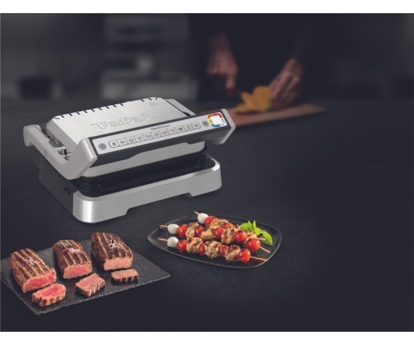 Tefal Гриль прижимний OptiGrll 2в1 Inox 2100Вт темп режимів-4, з ємні пластини метал, фото №10