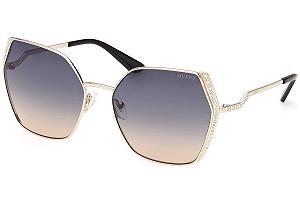 Сонцезахисні окуляри Жіночі GUESS GU7843-S 61/18/135 Золотий - Фото 1