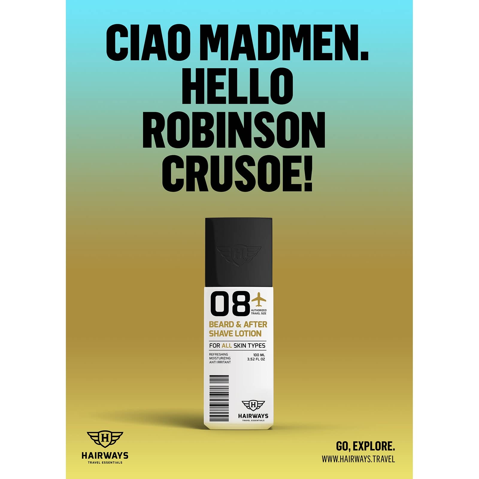 Лосьйон для бороди HAIRWAYS Beard & After Shave Lotion, фото №2