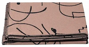 Плед David Fussenegger Sylt 'Faces' 140 x 200 см Средний Коричневый - Фото 1