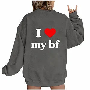 Женская флисовая куртка tsaChick, повседневная, принт ко Дню святого Валентина, длинный рукав, круглый вырез горловины, свободный крой, свитшот, женский пуловер, большой размер, женская толстовка на молнии, свитеры Y2K - Фото 1