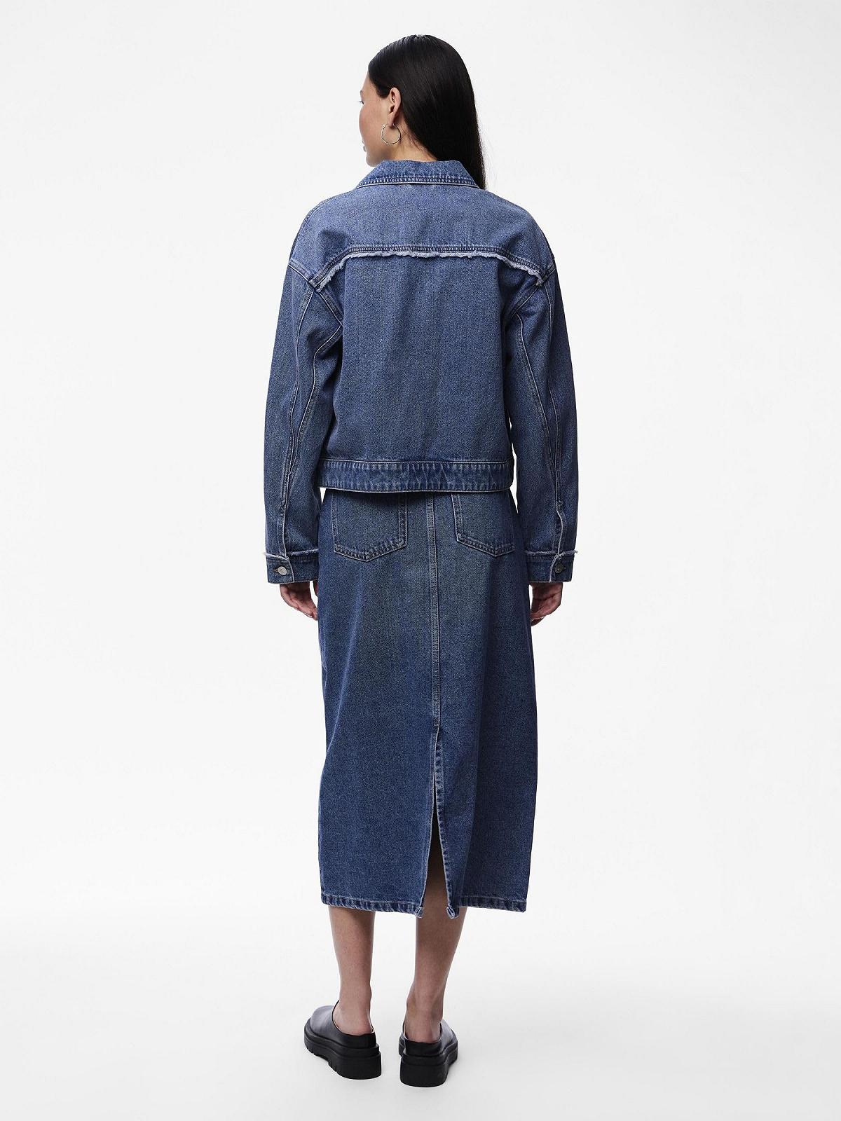 Джинсовая Куртка PIECES Pcalfi Ls Damen, фото №2
