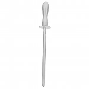 Мусат для ножів ручний нержавіюча сталь із великою робочою поверхнею - Фото 1