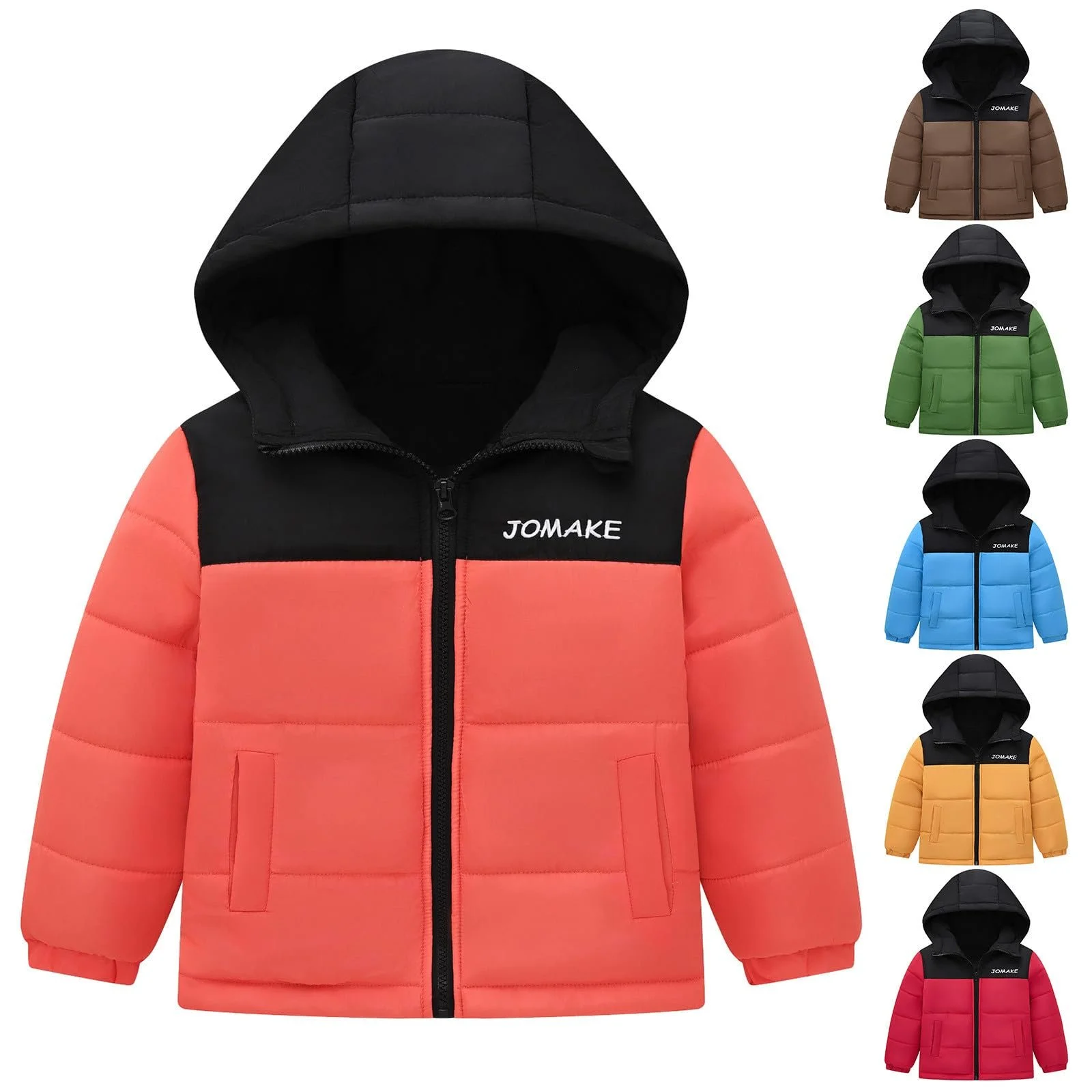 Лыжная куртка для мальчиков с капюшоном, утепленная, дышащая, детская зимняя стеганая куртка на молнии, хлопковая зимняя куртка, теплая парка с капюшоном для девочек, фото №4 Лыжная куртка для мальчиков с капюшоном, утепленная, дышащая, детская зимняя стеганая куртка на молнии, хлопковая зимняя куртка, теплая парка с капюшоном для девочек, фото №4