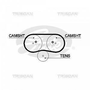 Комплект ременя ГРМ TRISCAN 8647 29036 для AUDI SEAT SKODA VW synthetic.ua - Фото 1
