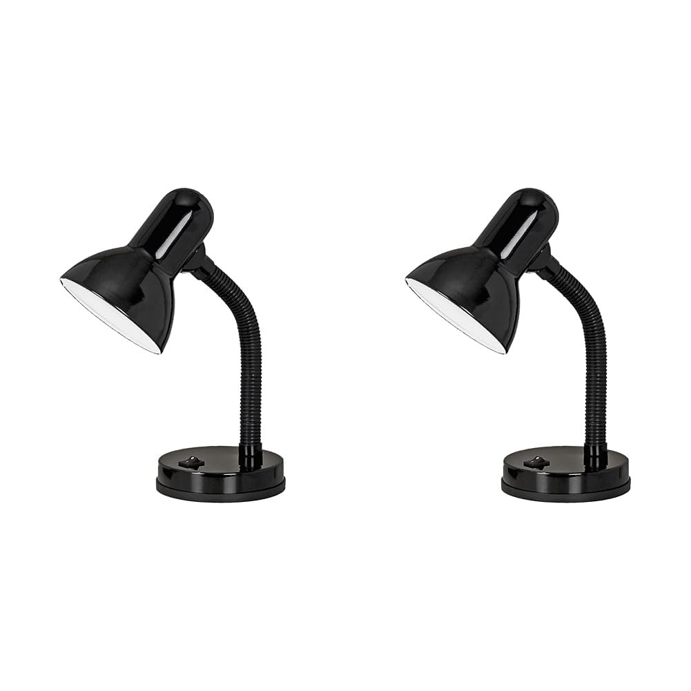 Настільна лампа EGLO Basic Сталь Пластик E27 Чорна (Комплект 2 шт.), фото №1