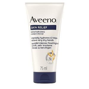 Крем для рук Aveeno Skin Relief Зволожуючий (75 мл) без запаху для дуже сухої та чутливої шкіри - Фото 1