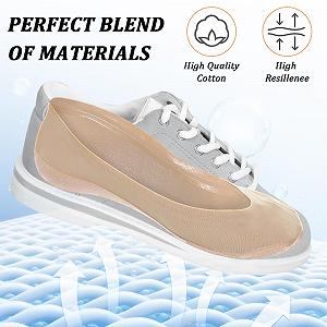 Носки-следки  Женские Черный, телесный, размер 39-43 (6 пар) synthetic.ua - Фото 1