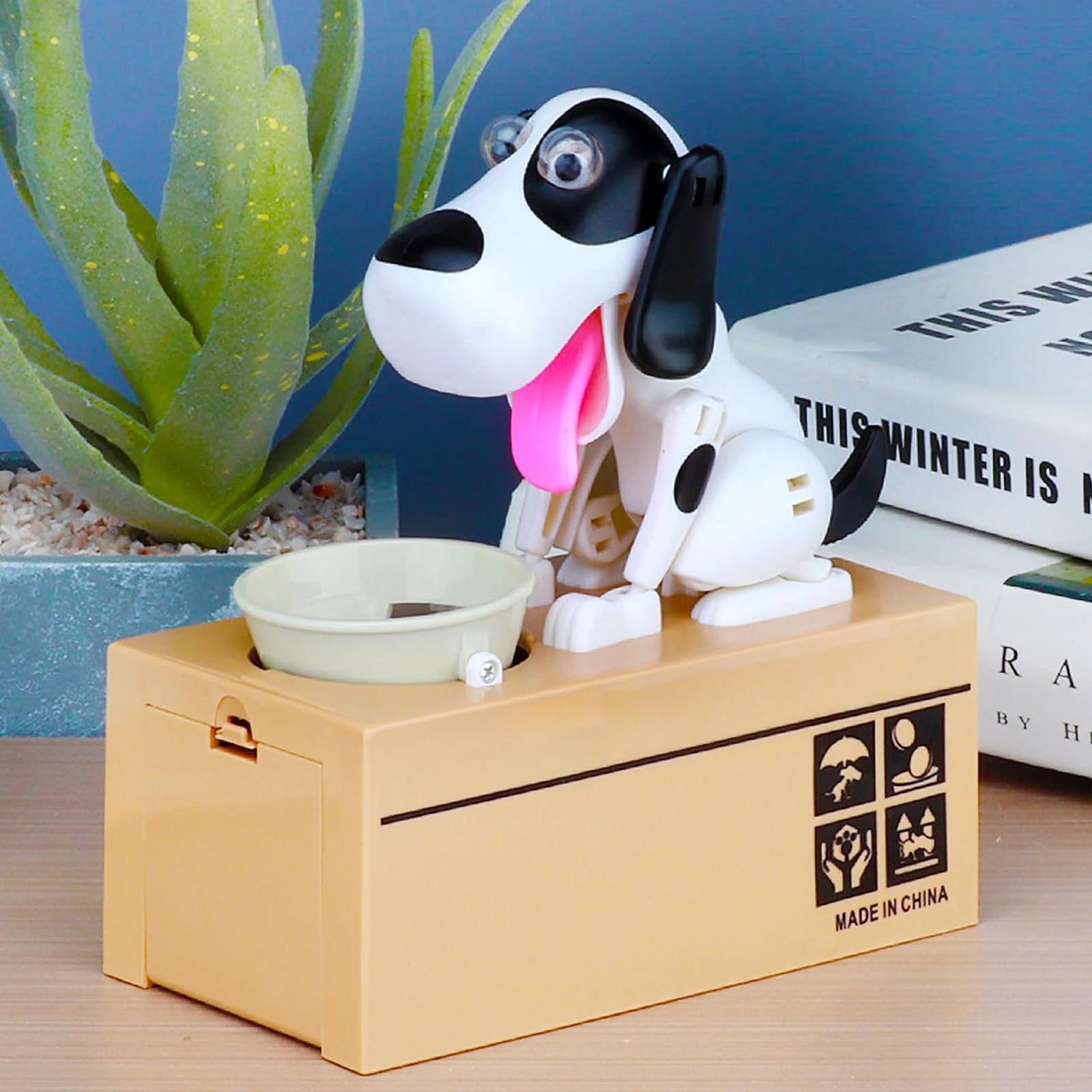 Скарбничка Hungry Dog Собака що їсть монети Інтерактивна, фото №5