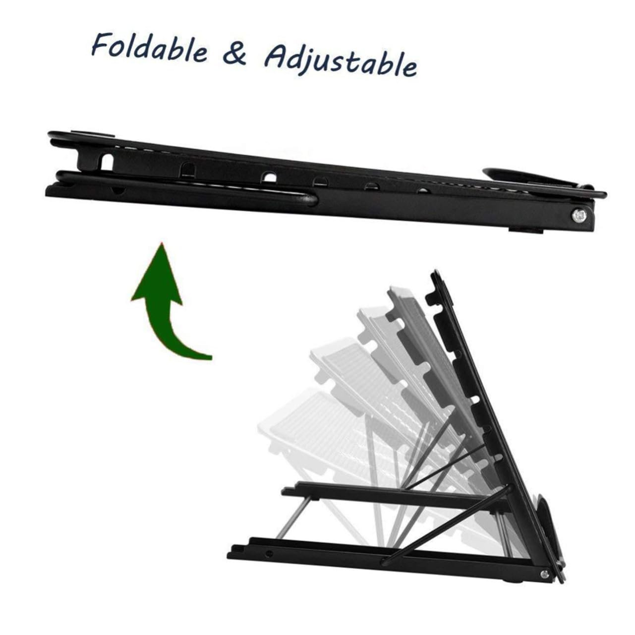 Регульована Складна Підставка для Ноутбука/Планшета Міцна Багатофункціональна Конструкція Компактний Дизайн, фото №5