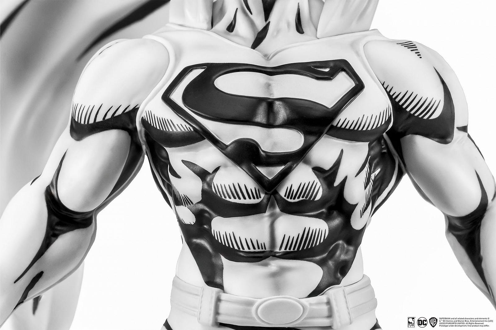 Статуя Superman Pure Arts Чорно-білий 30 см, фото №9