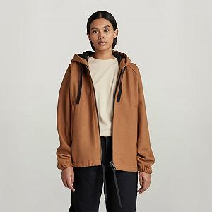 Женская куртка-толстовка G-Star Wool Hoody Jacket Oxide Ocre - S - Фото 1