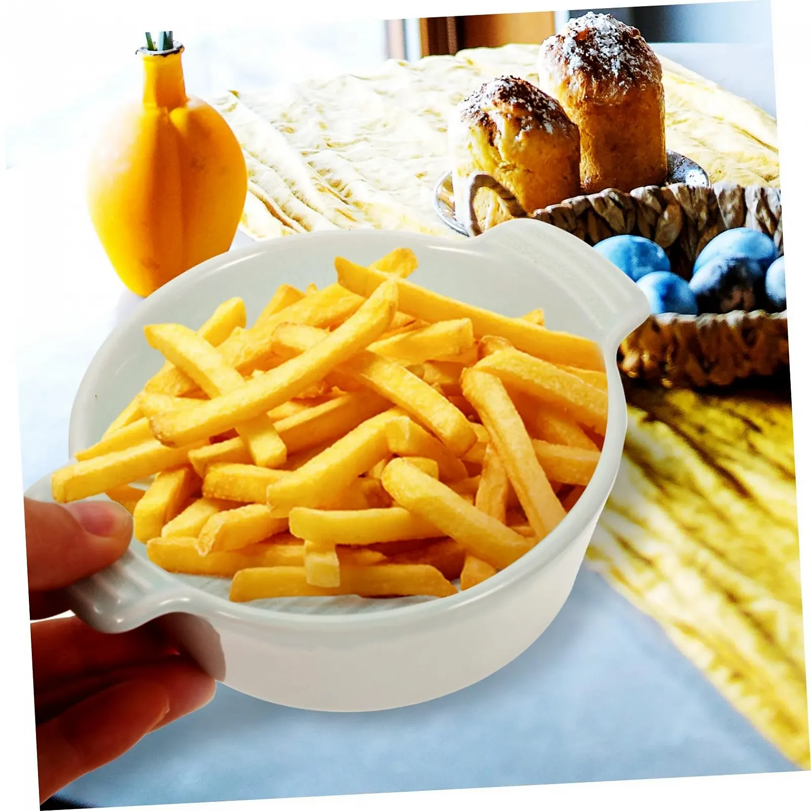 Форма для выпекания Luxshiny керамическая круглая с двумя ручками зеленая, фото №5