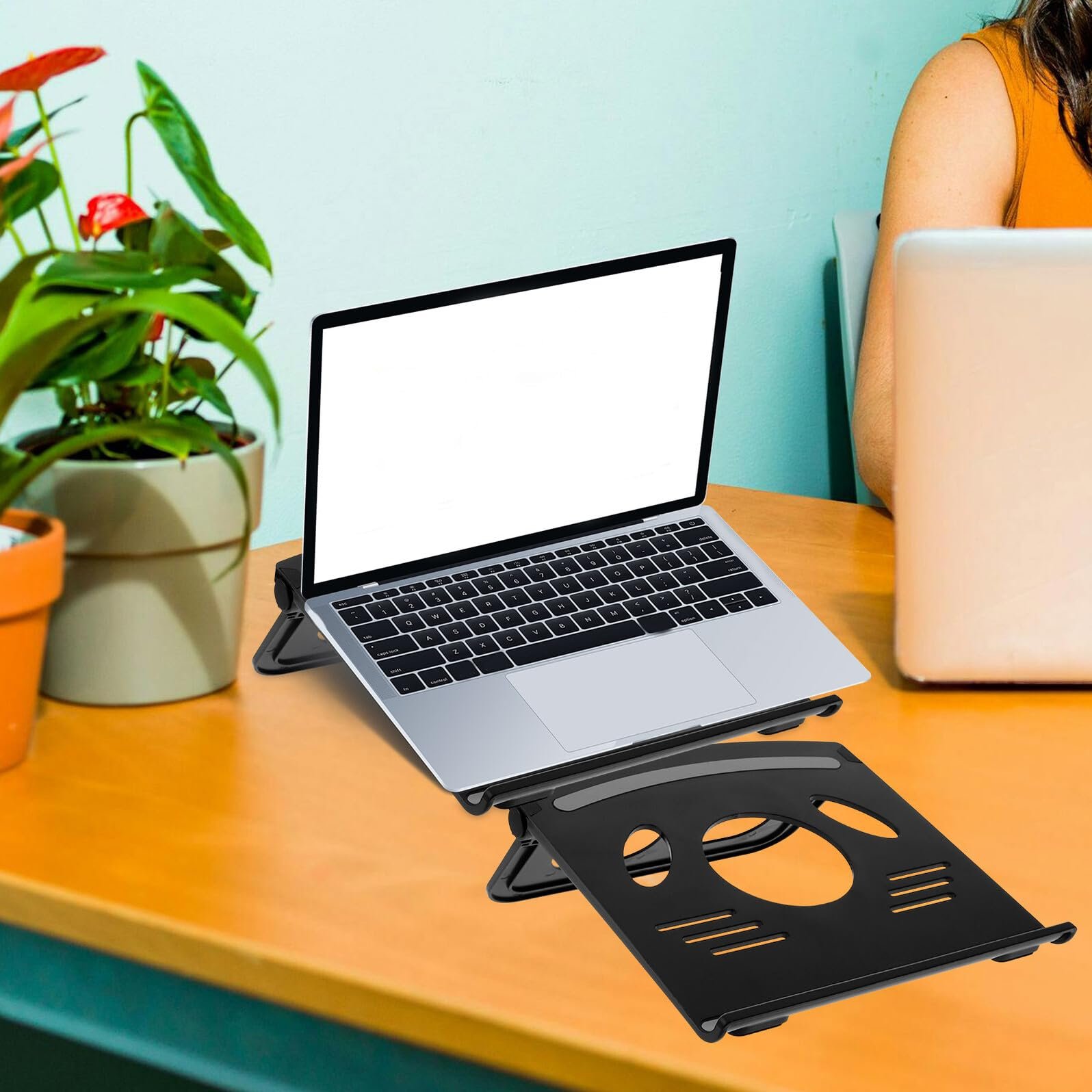 Подставка для ноутбука ABS и силикон, фото №5