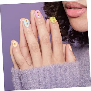 Стразы Healvian, 2 шт., деликатные, для маникюра, имитация, плоские, бриллиантовые, аксессуары для дизайна ногтей, хрустальное стекло для ногтей и рукоделия synthetic.ua - Фото 1