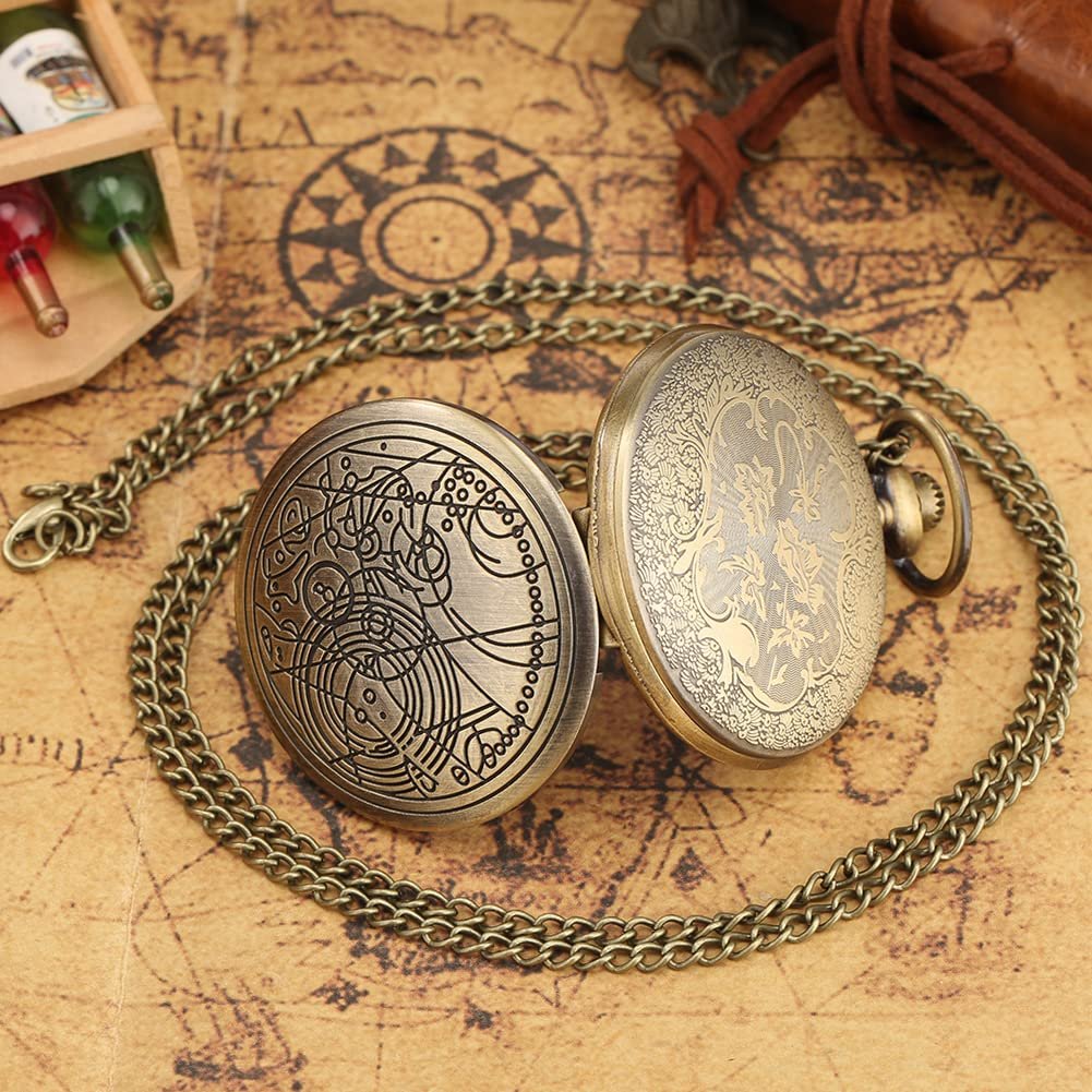 Годинник YISUYA Vintage Кишеньковий Чоловічий З ланцюжком, фото №9