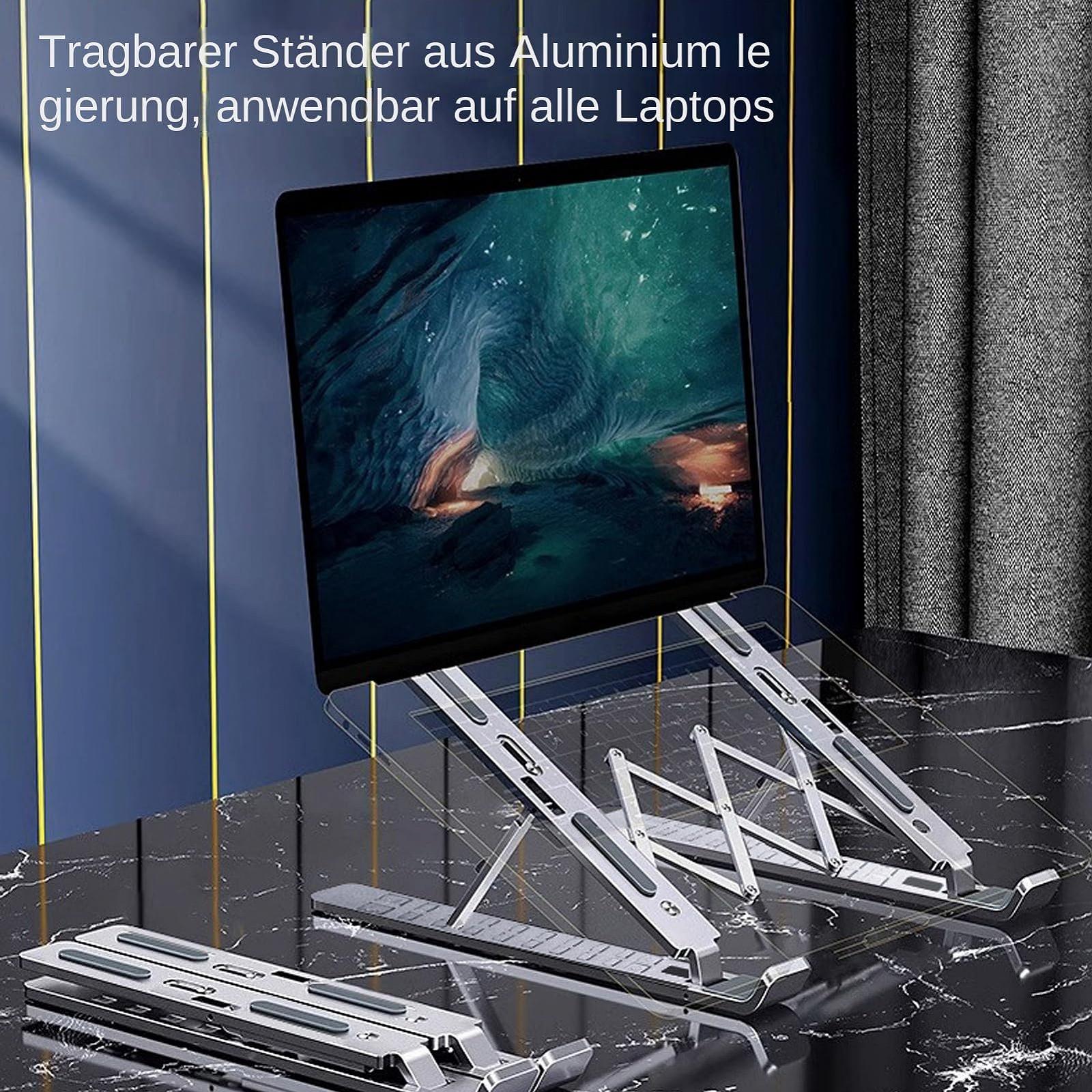 Подставка для ноутбука Алюминиевый сплав Регулируемая высота Охлаждающая подставка для компьютера для планшета, фото №4 Подставка для ноутбука Алюминиевый сплав Регулируемая высота Охлаждающая подставка для компьютера для планшета, фото №4