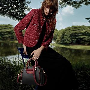Сумка з верхньою ручкою NICOLE & DORIS, маленька, сучасна, чорна synthetic.ua - Фото 1