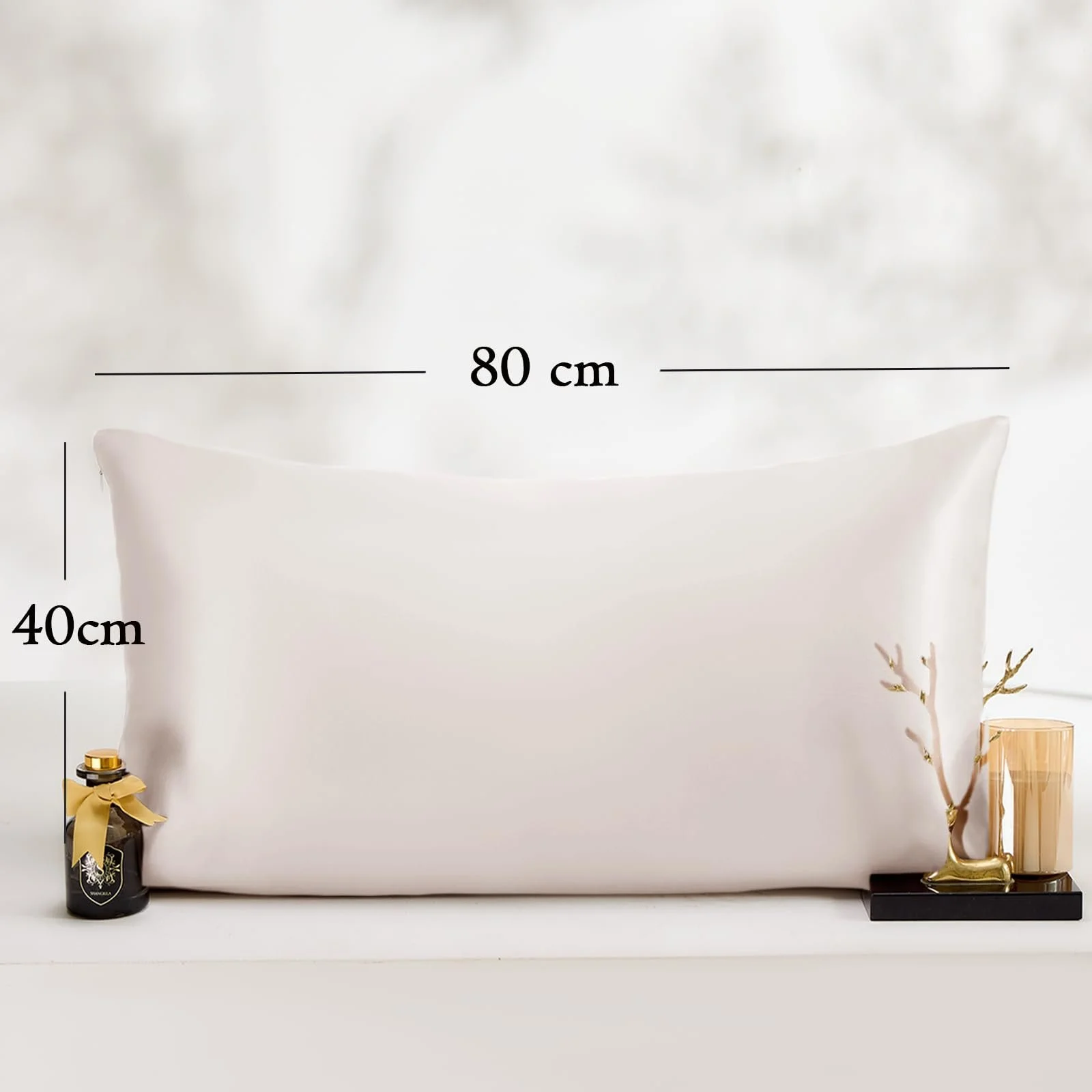 Набор наволочек Vielit 2 шт. Сатин 40 x 80 см с молнией, бежевый, фото №6 Набор наволочек Vielit 2 шт. Сатин 40 x 80 см с молнией, бежевый, фото №6